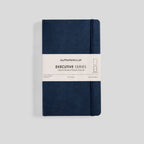 myPAPERCLIP - Executive Series Notebook - M (With Back Pocket): Checks / Blue