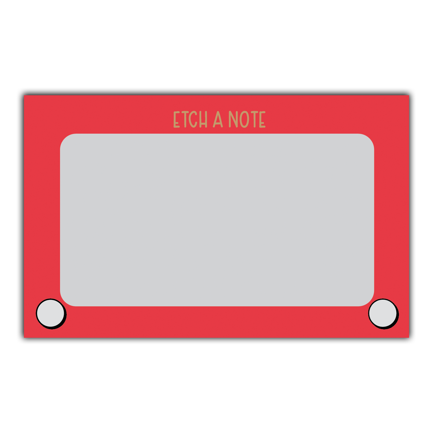 Kiss and Punch - Etch a Note Minis™ - Flat Notecard Set of 60 - 80s GenX Kid