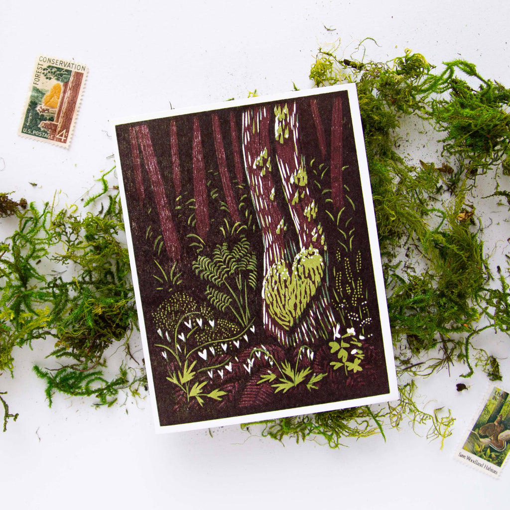 Heartell Press - Heart of the Forest Letterpress Card
