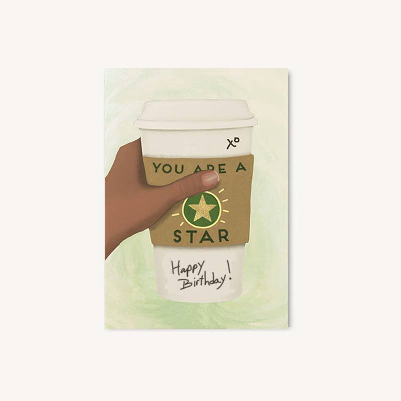Beyoutifully Brown® - You Are a Star Birthday Card