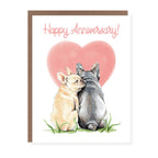 Morgan Swank Studio - Puppy Love Anniversary Card