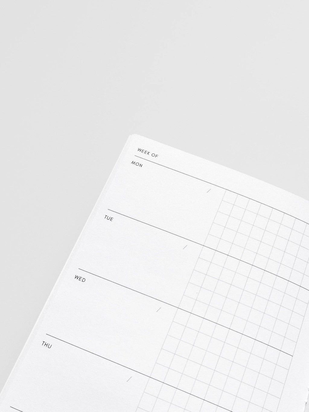 Cloth & Paper - Travel Notebook | A5 Slim: Routine Builder | Beignet