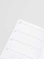 Cloth & Paper - Travel Notebook | A5 Slim: Routine Builder | Beignet