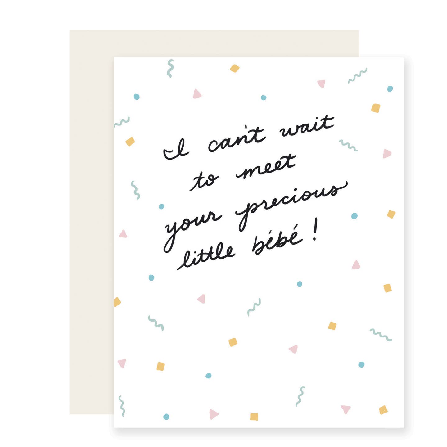 Slightly Stationery, New Baby Card - Precious Bébé