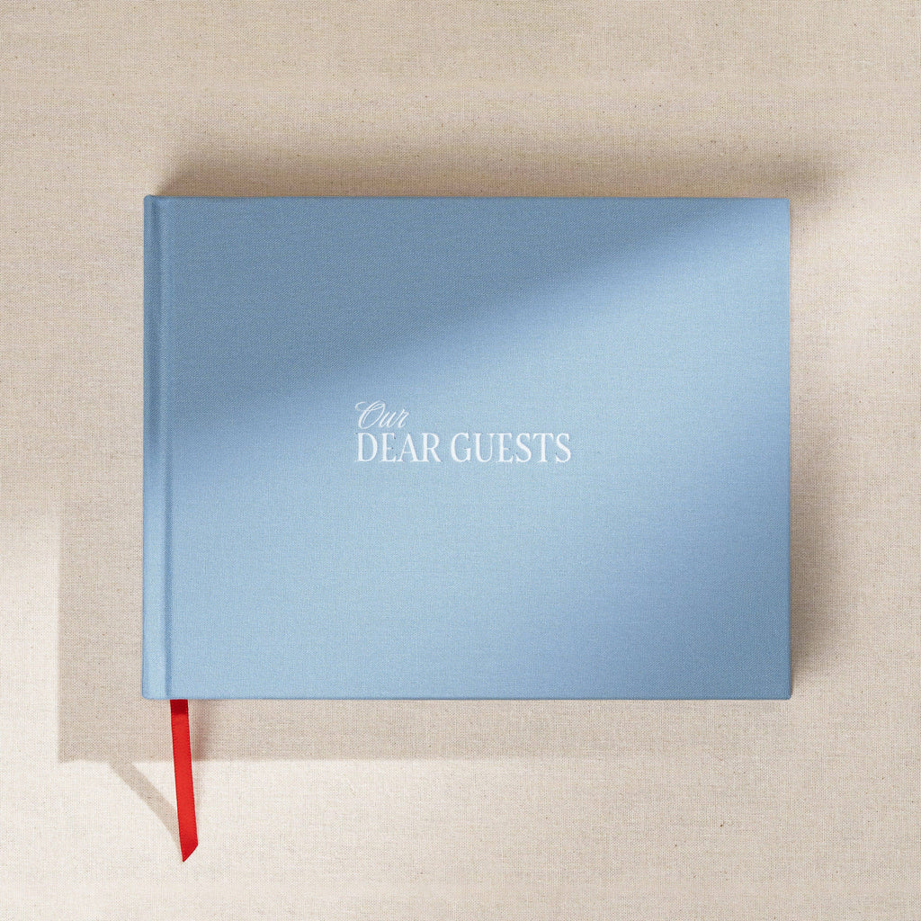 Kunitsa Co - Wedding Guest Book - Blank Sign in Book for Special Occasions: Oat