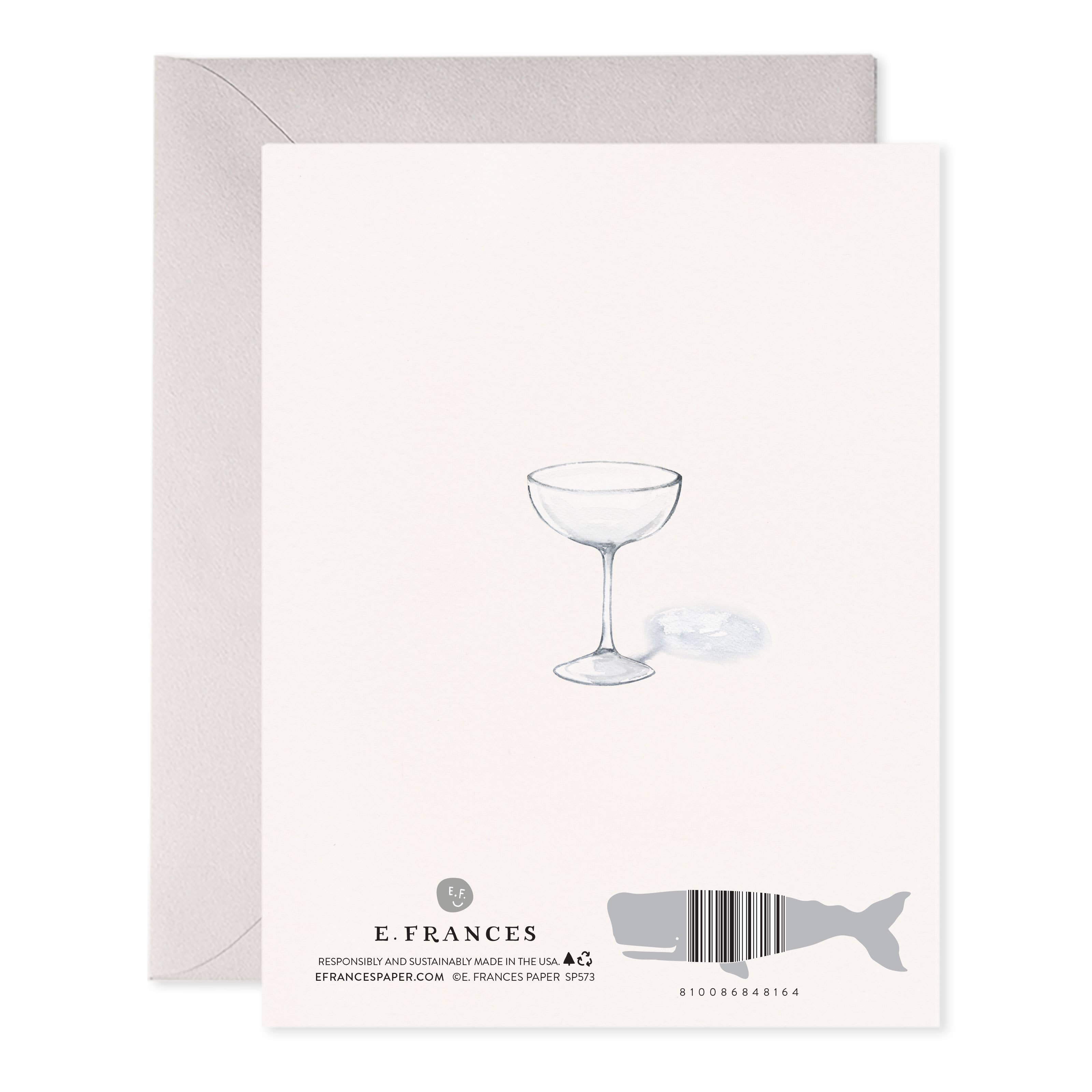 E. Frances Paper - Champagne Tower Wedding Greeting Card – To the Happy Couple
