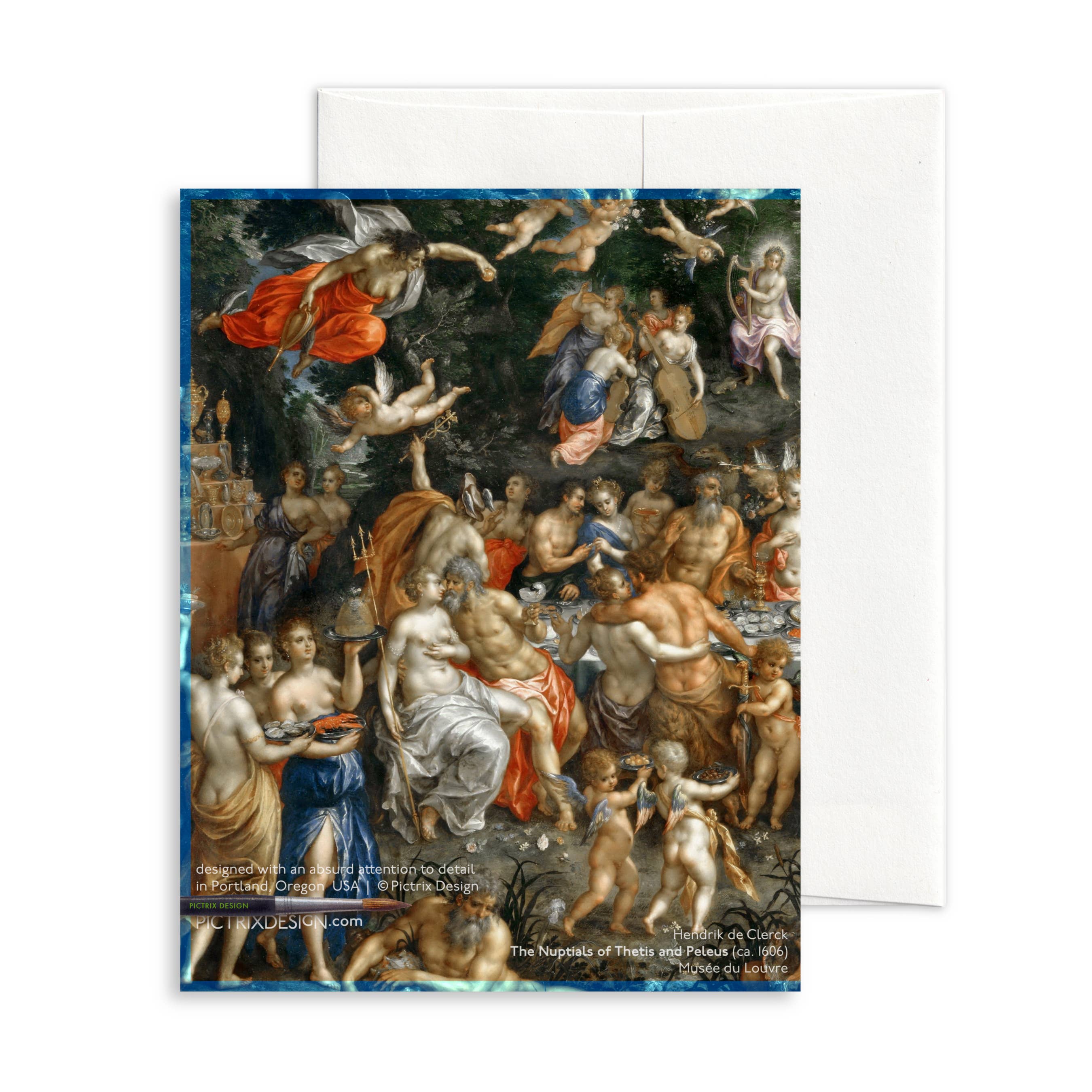 Pictrix Design - "A swell affair" thank-you notecard