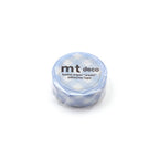 mt masking tape (Sweet Bella) - 15mm thick checkered pastel ultramarine
