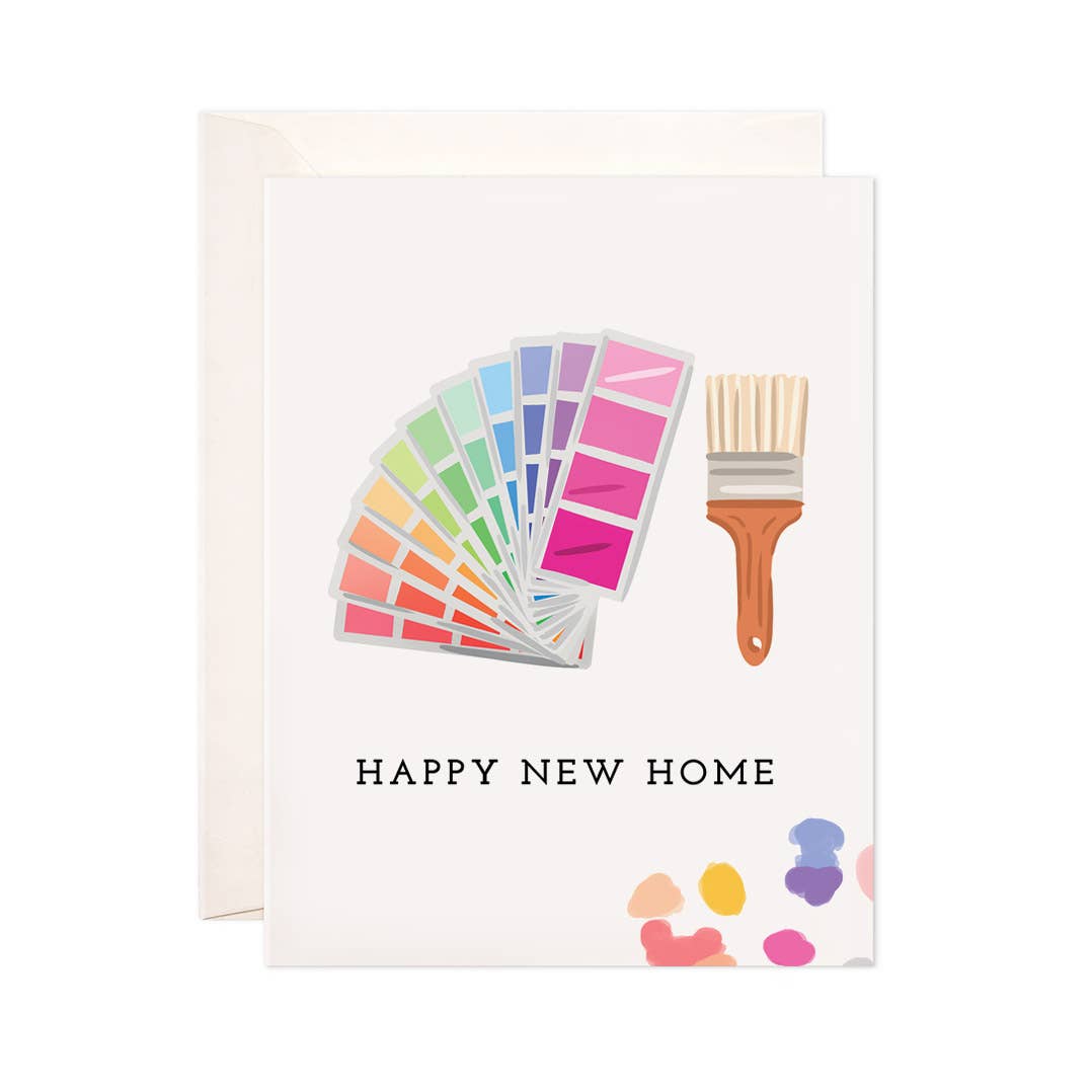 Bloomwolf Studio - New Home Paint Greeting Card