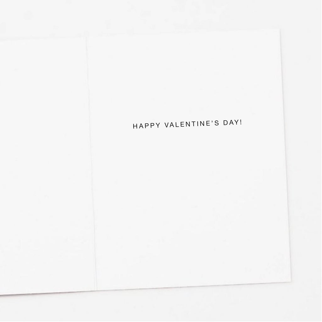 Apartment 2 Cards - Raccoon with Red Hearts Valentine's Day Card