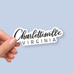 Shop Like You Live Here - Charlottesville VA Hand Lettered Stickers | Virginia Sticker