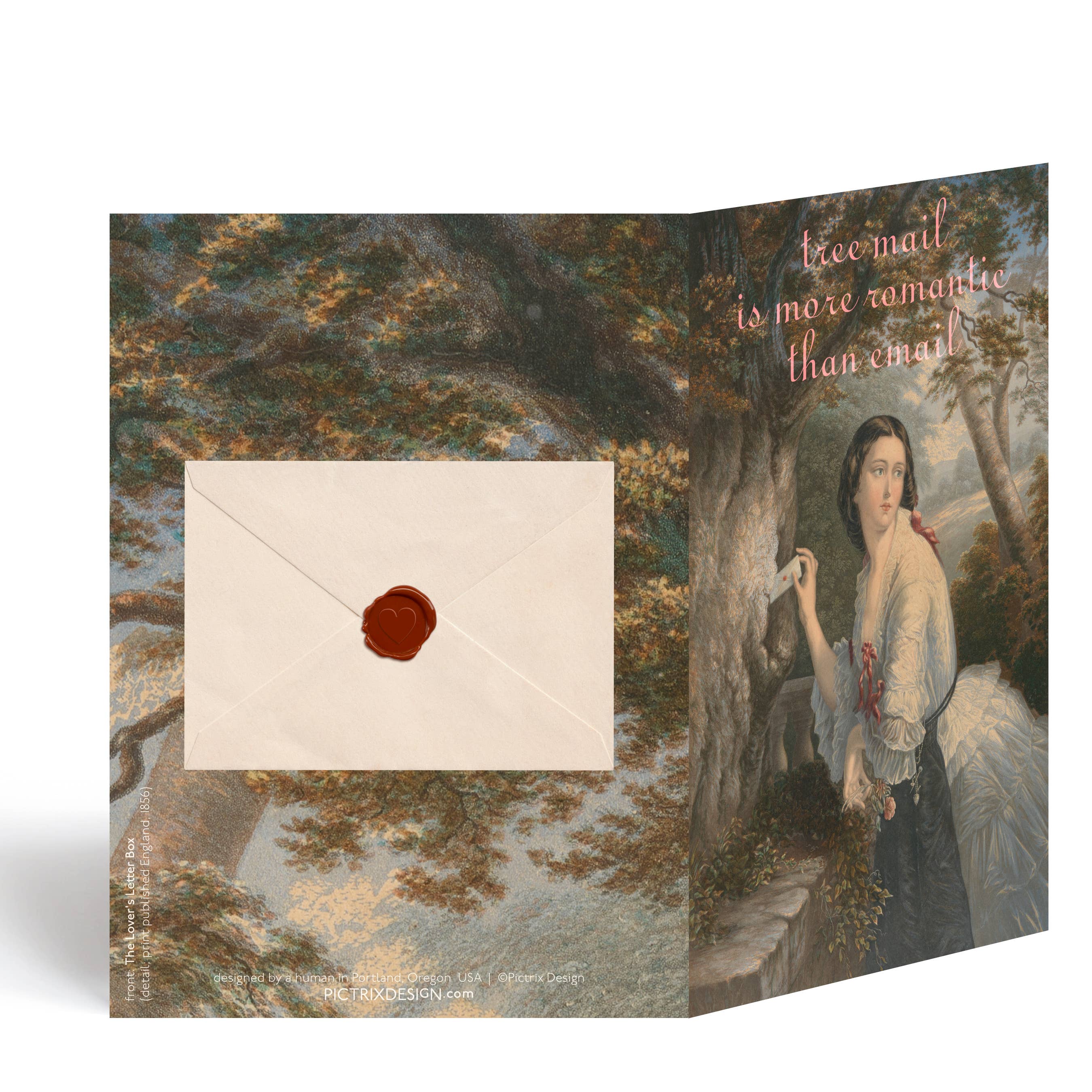 Pictrix Design - "Tree mail" A6 greeting card