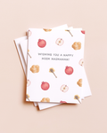 Amy Zhang - Nosh Hashanah — Food Pun Jewish New Years Card