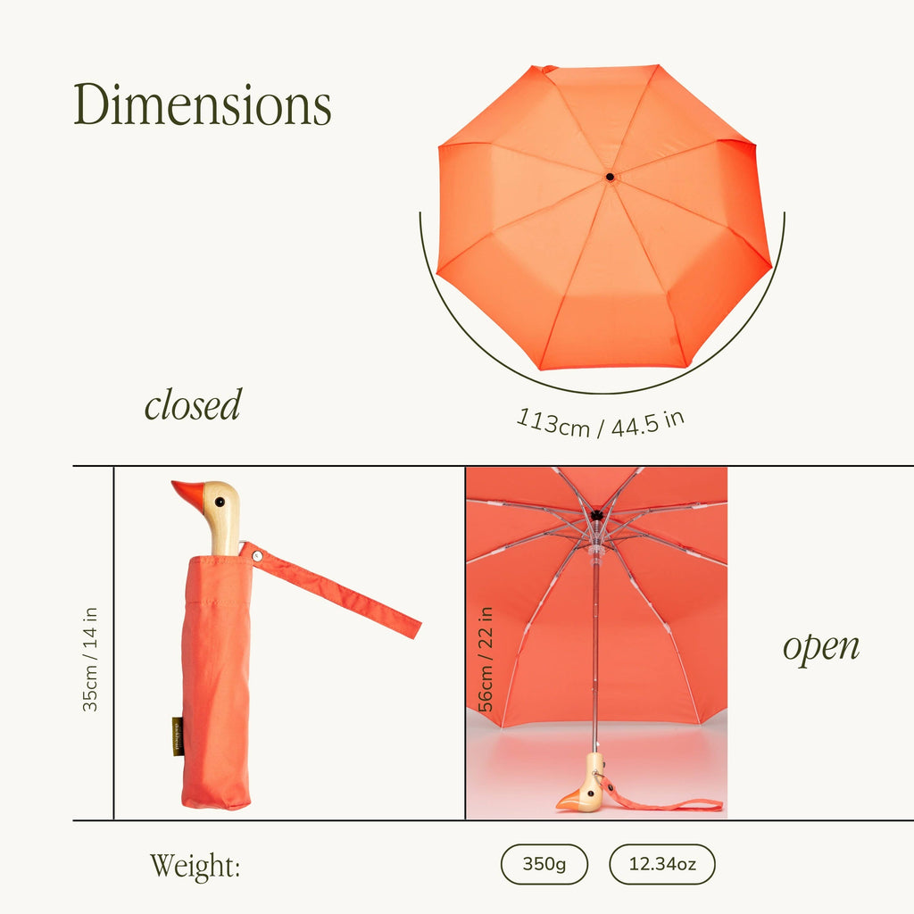 Original Duckhead - Peach Compact Eco-Friendly Original Duckhead Umbrella