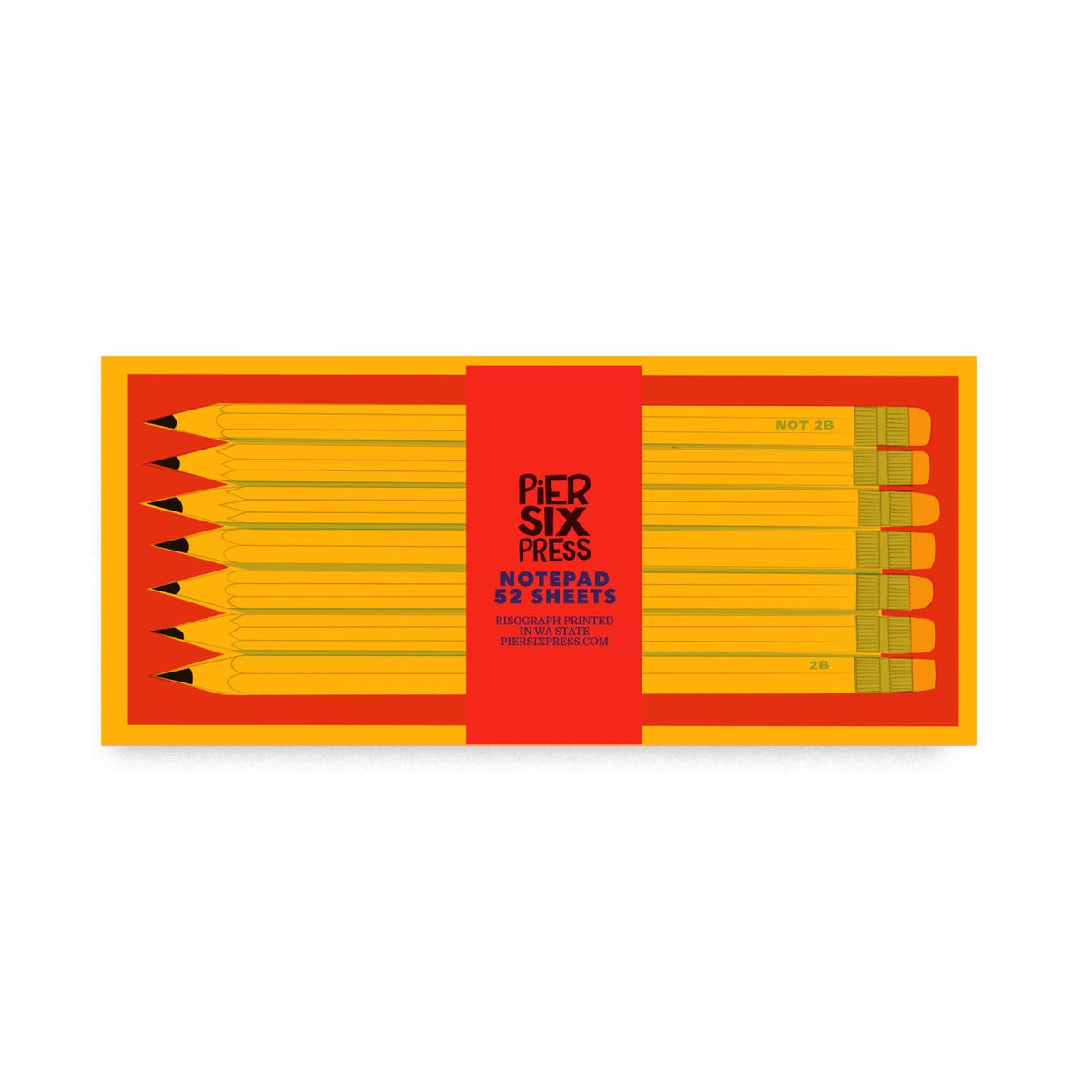 Pier Six Press - Pencil Pad - Risograph 'Memo Maker' Notepad