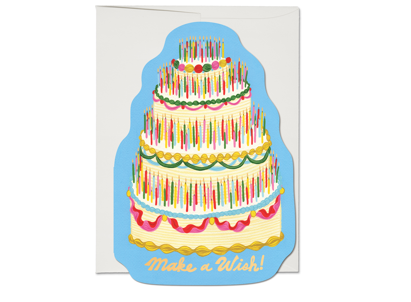 Red Cap Cards - Make a Wish Birthday Greeting Card