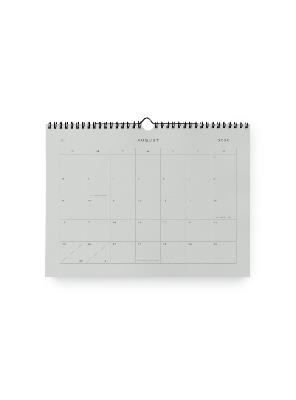 Appointed - 26-27 Studio Wall Calendar