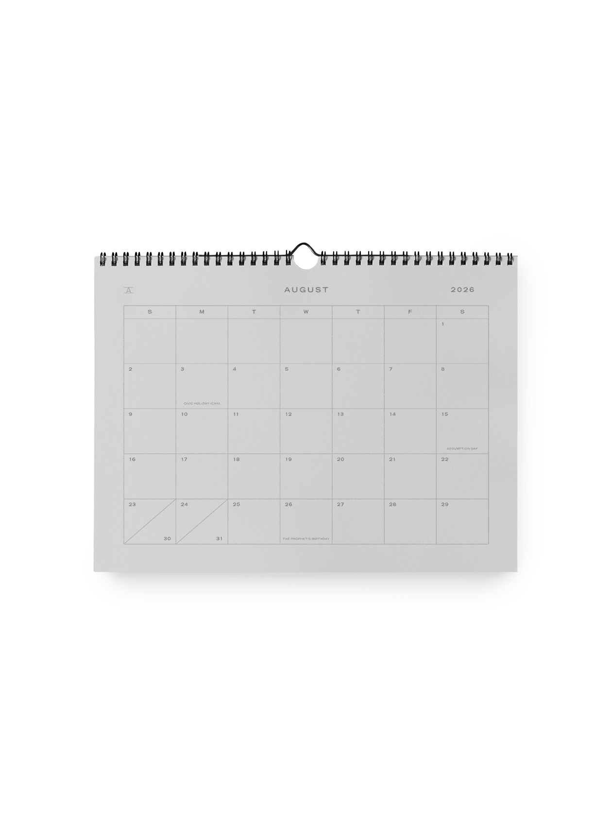 Appointed - 26-27 Studio Wall Calendar