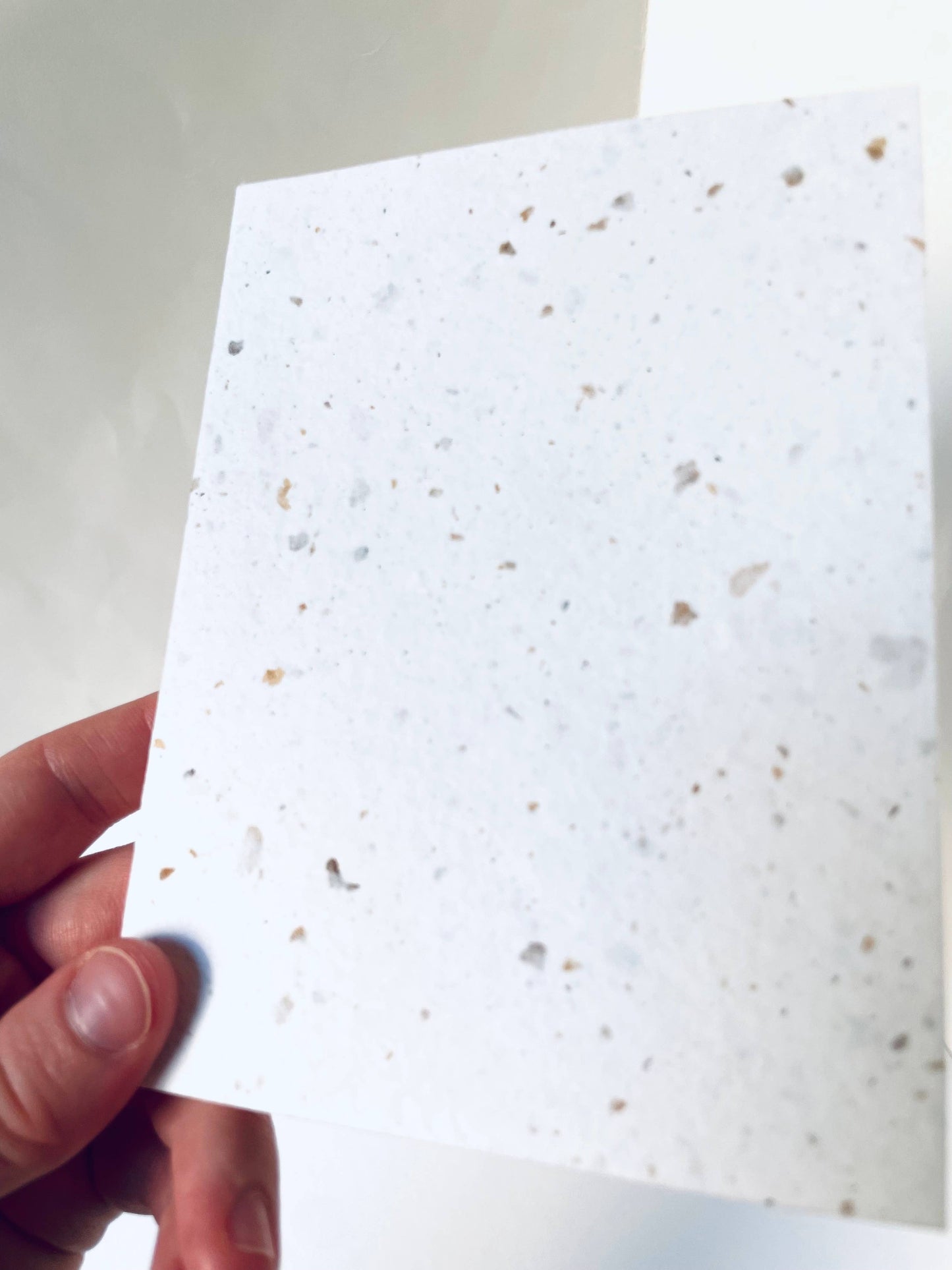 Atelier By Cat - Mini Recycled Coffee Confetti Notebook Eco-Friendly Book: Blank