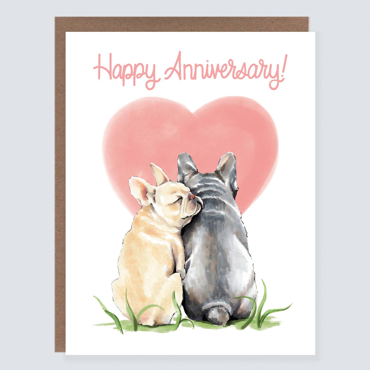 Morgan Swank Studio - Puppy Love Anniversary Card