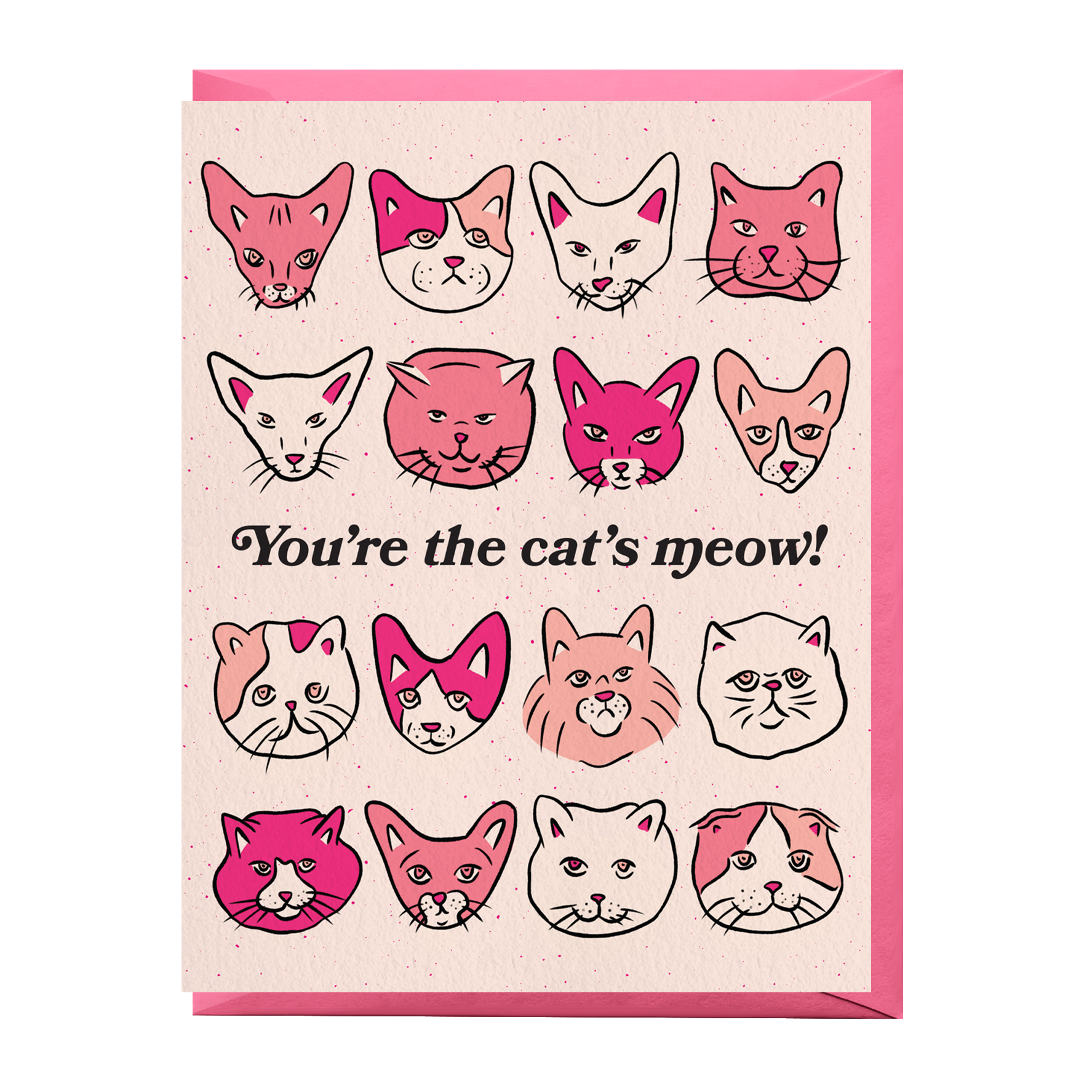 Boss Dotty Paper Co. - Cat's Meow Friendship Card