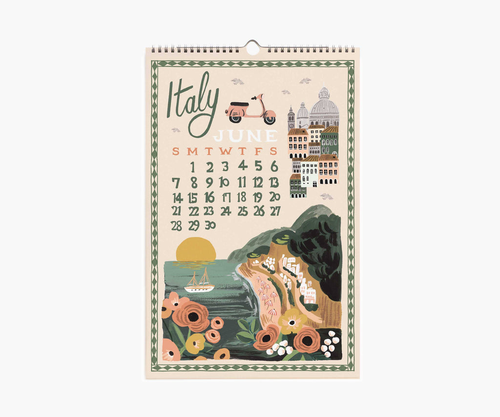 Rifle Paper Co. - 2026 World Travel Wall Calendar