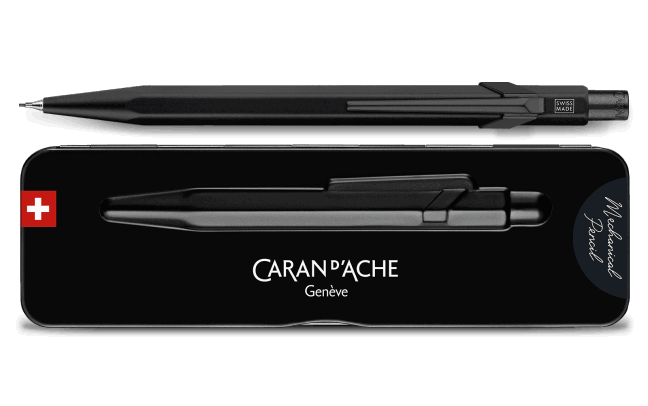 Caran d'Ache 844 Black Code Mechanical Pencil, 0.7 mm