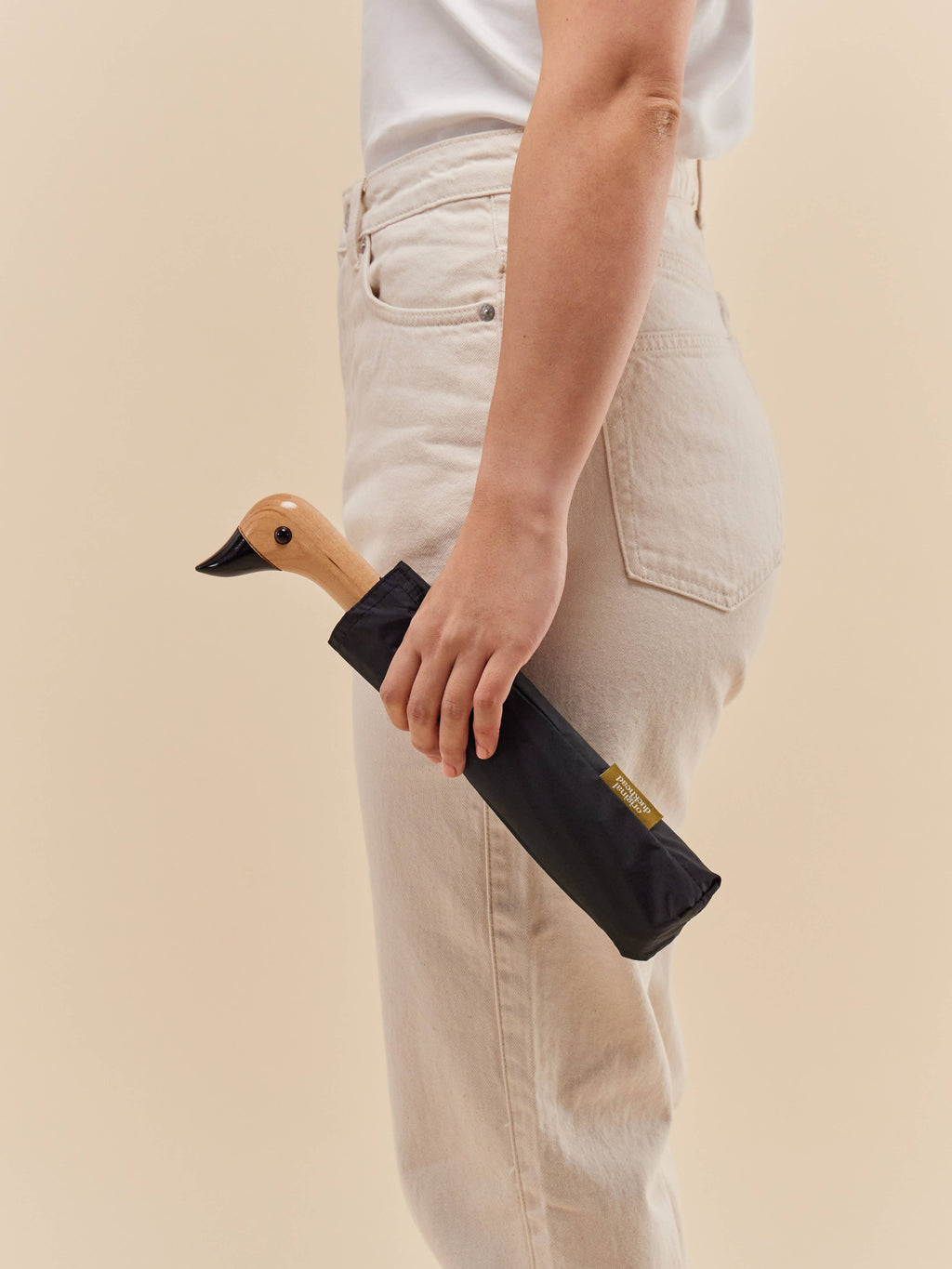 Original Duckhead - Classic Black Compact Eco Friendly Duckhead Umbrella