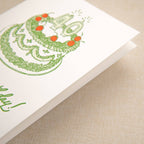 Kindred Letterpress - 40th Birthday Cake Card