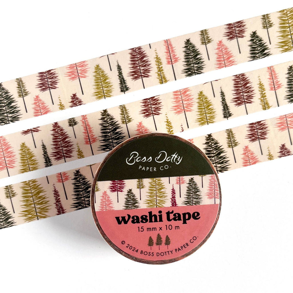 Boss Dotty Paper Co. - Holiday Trees Washi Tape