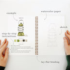 emily lex studio - Camping Watercolor Workbook