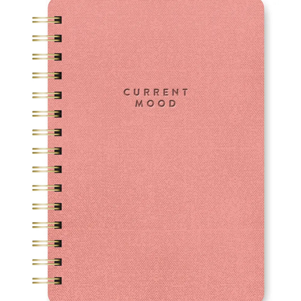 Studio Oh! Coral Pink Current Mood Spiral Notebook