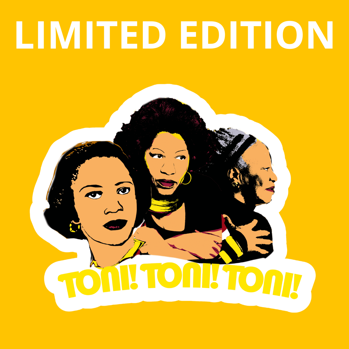 CheerNotes Greeting Cards & Stationery - Toni Toni Toni Morrison Sticker