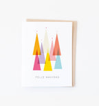 Graphic Anthology Greeting Cards - Feliz Navidad Spanish Holiday Christmas Greeting Card
