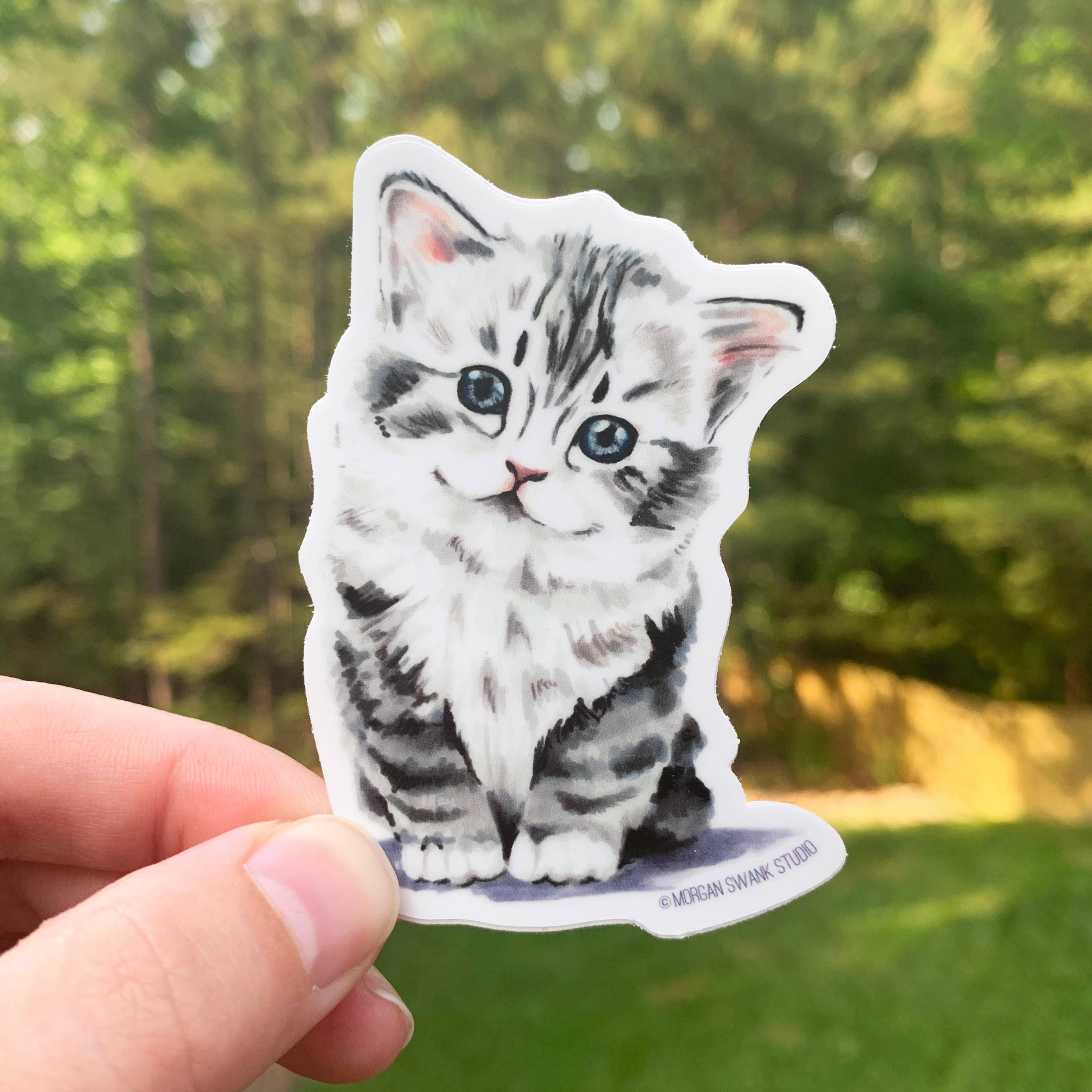 Morgan Swank Studio - Kitten Sticker