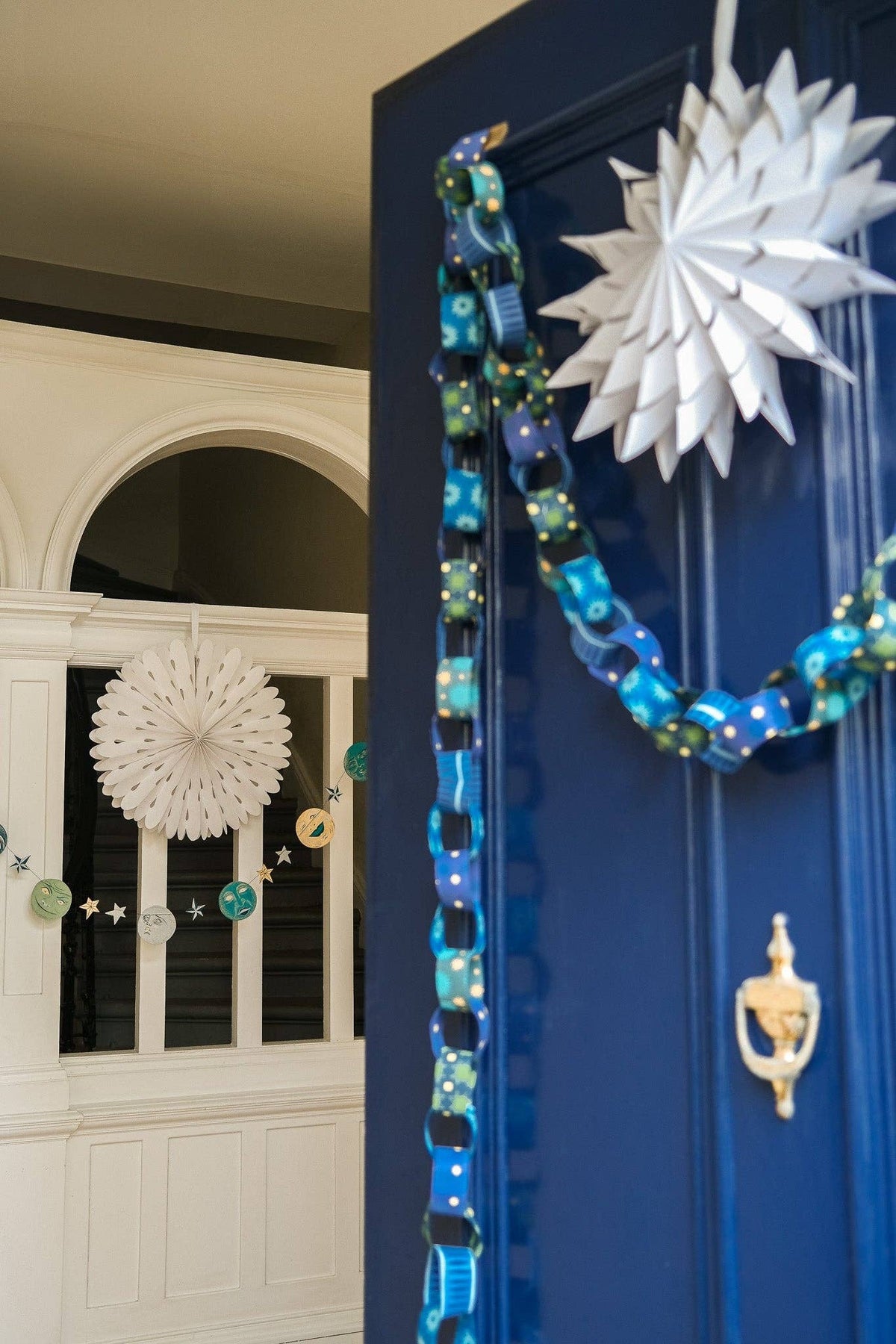 East End Press - BLUE & YELLOW PAPER CHAIN KIT