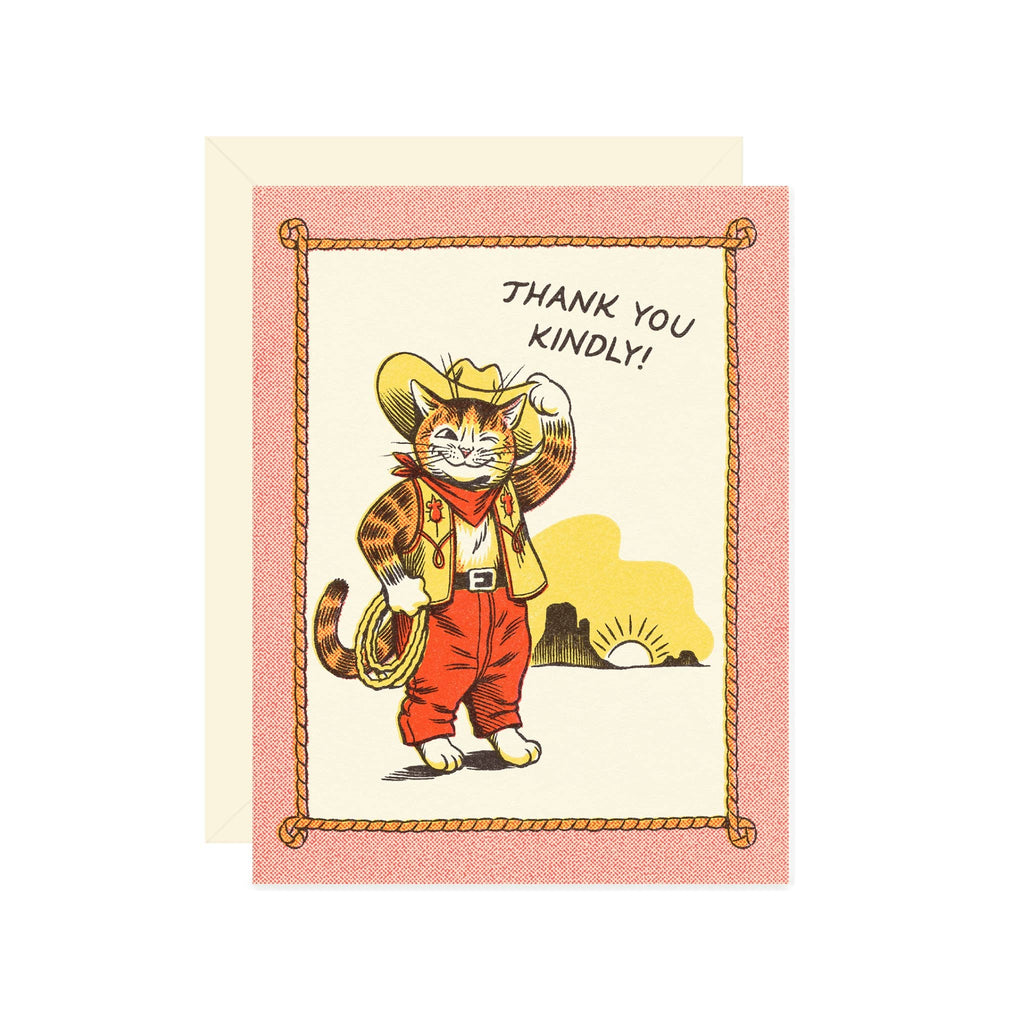 Wallflower Paper & Party - Thank You Kindly Card