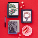 E. Frances Paper - Holiday Barn Christmas Boxed Card Set, Set of 6