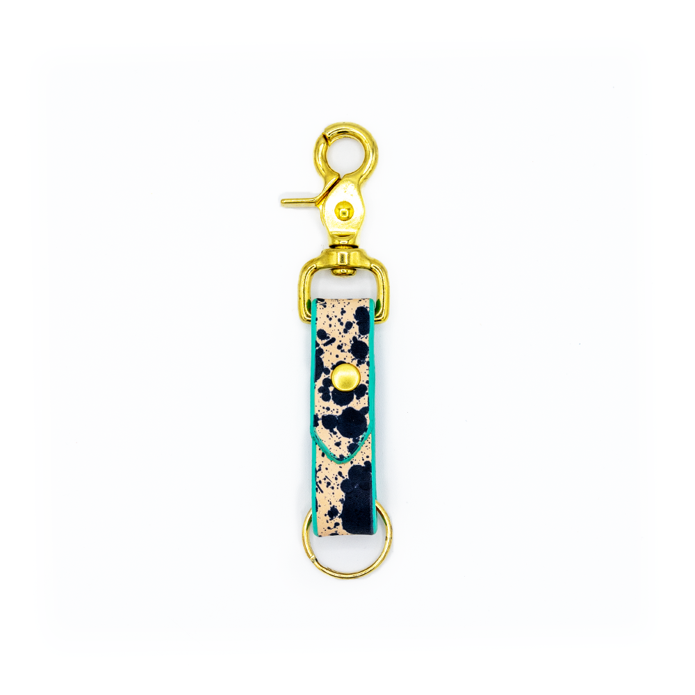 Glad & Young Studio - Swivel Snap Keychain - Solid Colors: Speckled