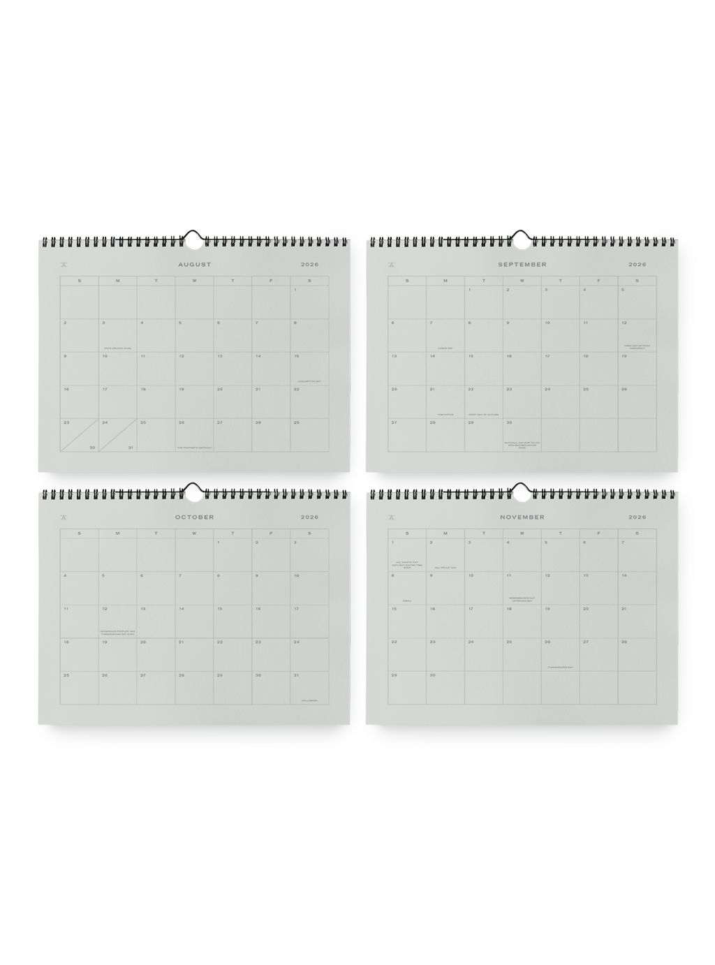 Appointed - 26-27 Studio Wall Calendar