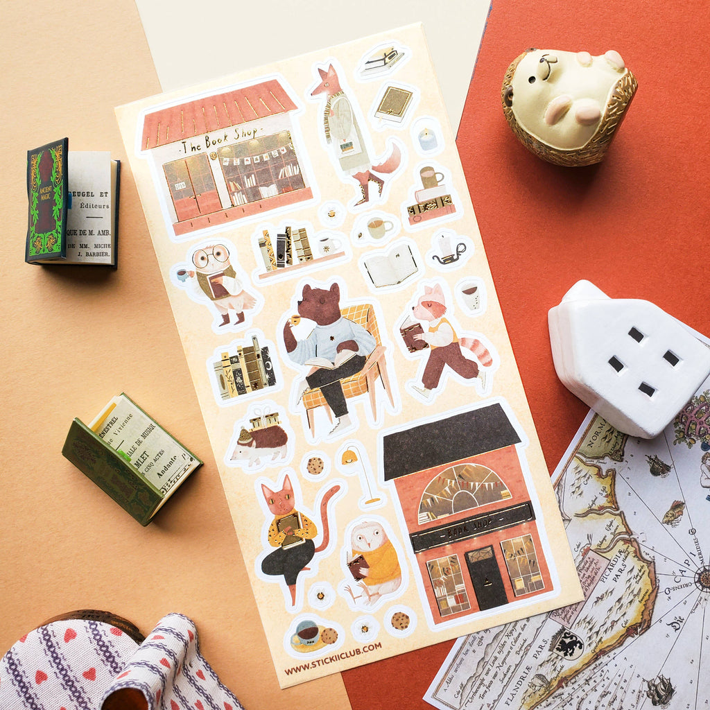 STICKII - To the Bookshop Sticker Sheet