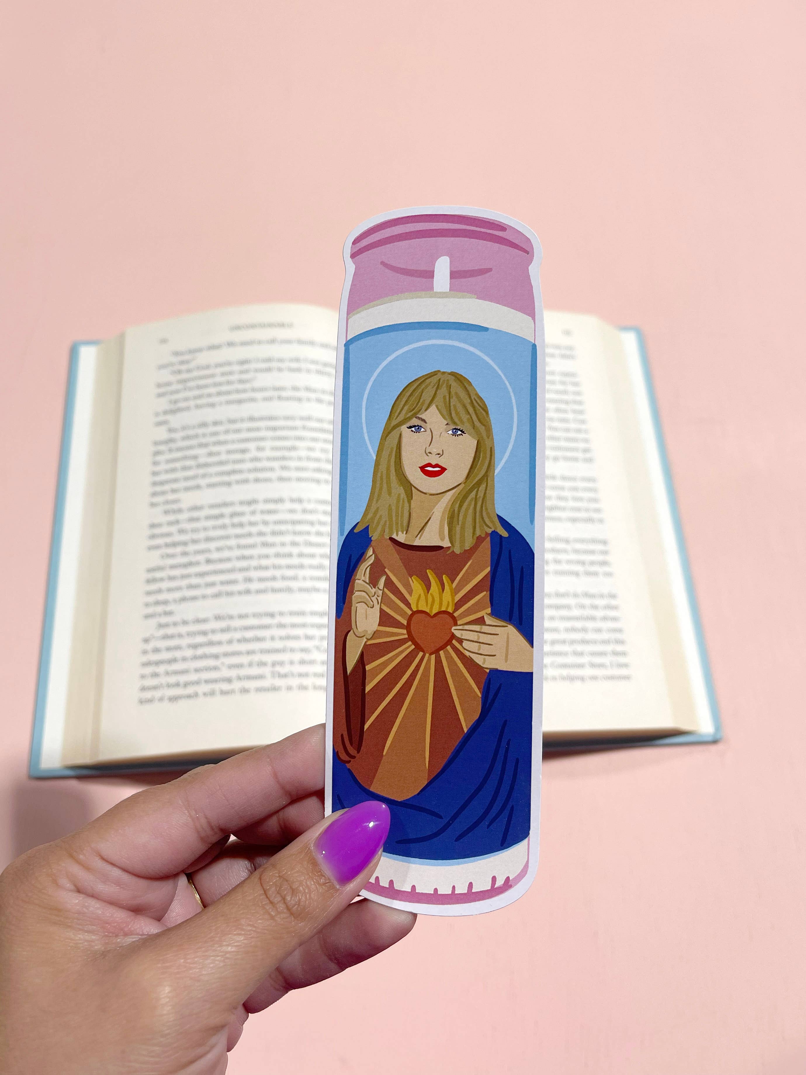 Bloomwolf Studio - Tay Candle Die Cut Bookmark