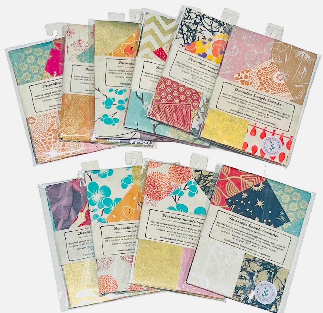 Giftsland - SAMPLE SWATCH PACK 64 pcs of assorted size paper