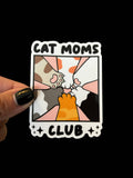 I Will Cut You Creations - Cat moms club Vinyl Sticker