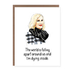 Morgan Swank Studio - Dying Inside Moira | Pop Culture Everyday Card