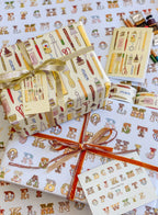 re:mused studio - Back to (Art) School Gift Wrap Sheet - Double Sided