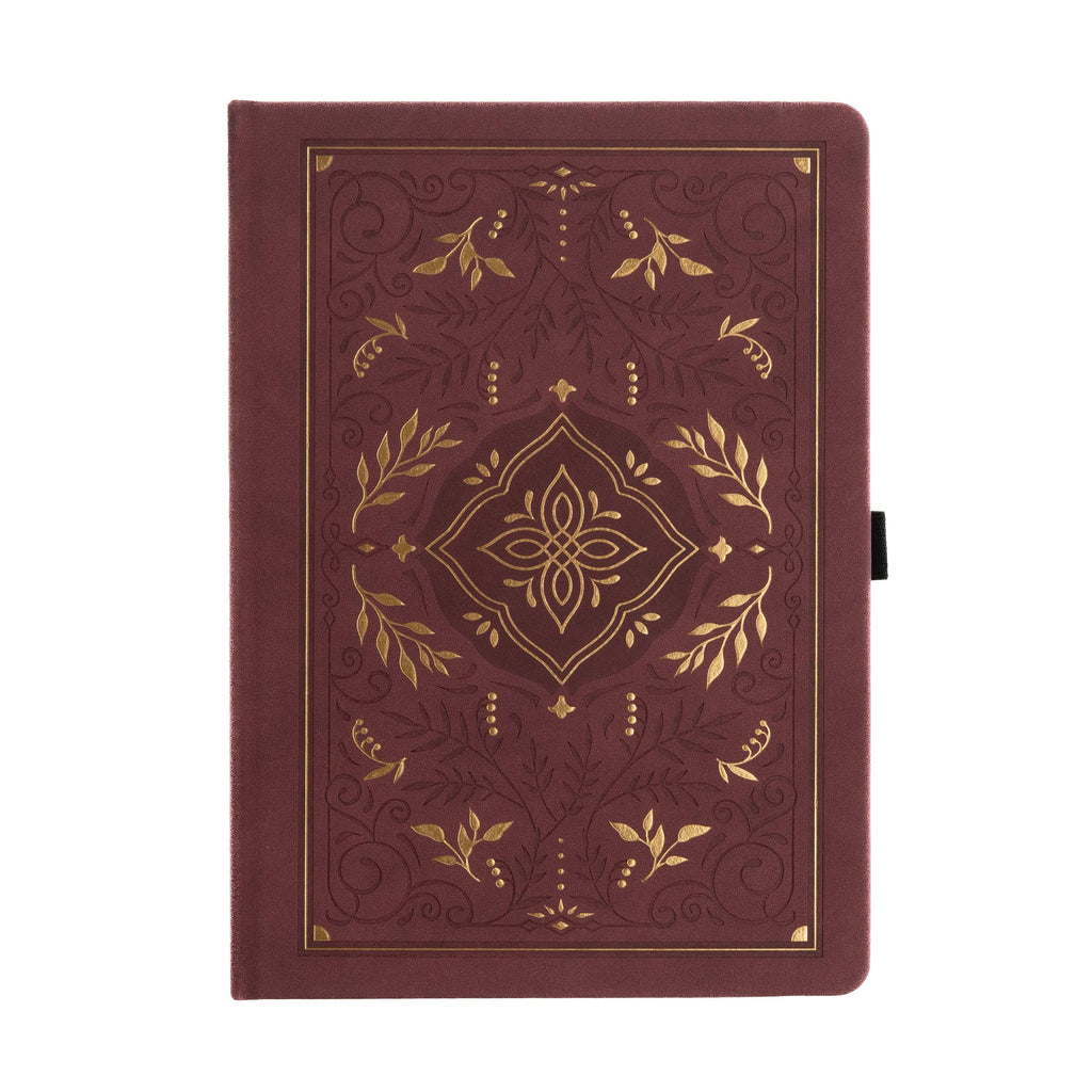 Archer and Olive - Storybook in Plum Notebook: Dot Grid / A5