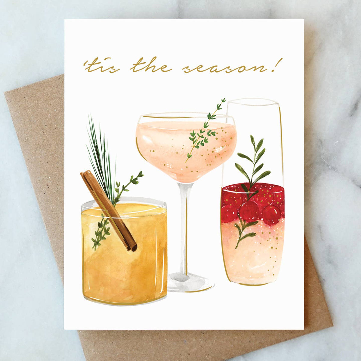 Abigail Jayne Design - 'Tis The Season Greeting Card | Christmas Holiday Card
