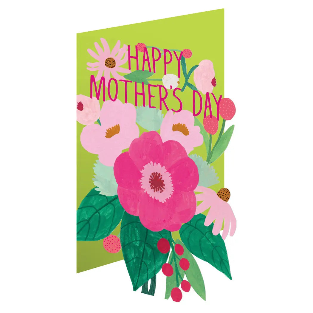 Big Pink Mother's Day Lasercut card