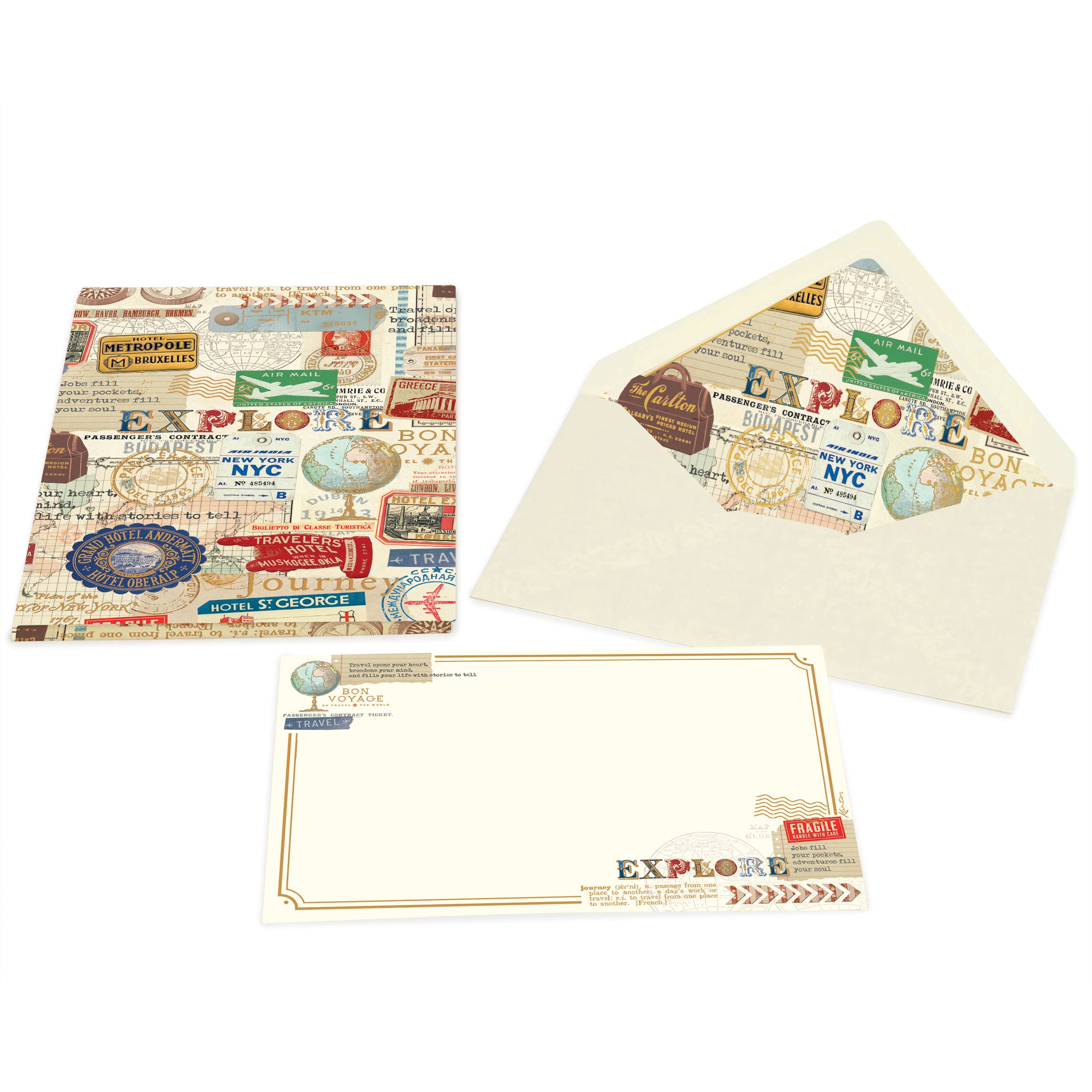 San Lorenzo Design - Portfolio Cards Large Size, Note Cards, Italian Stationery: Primavera